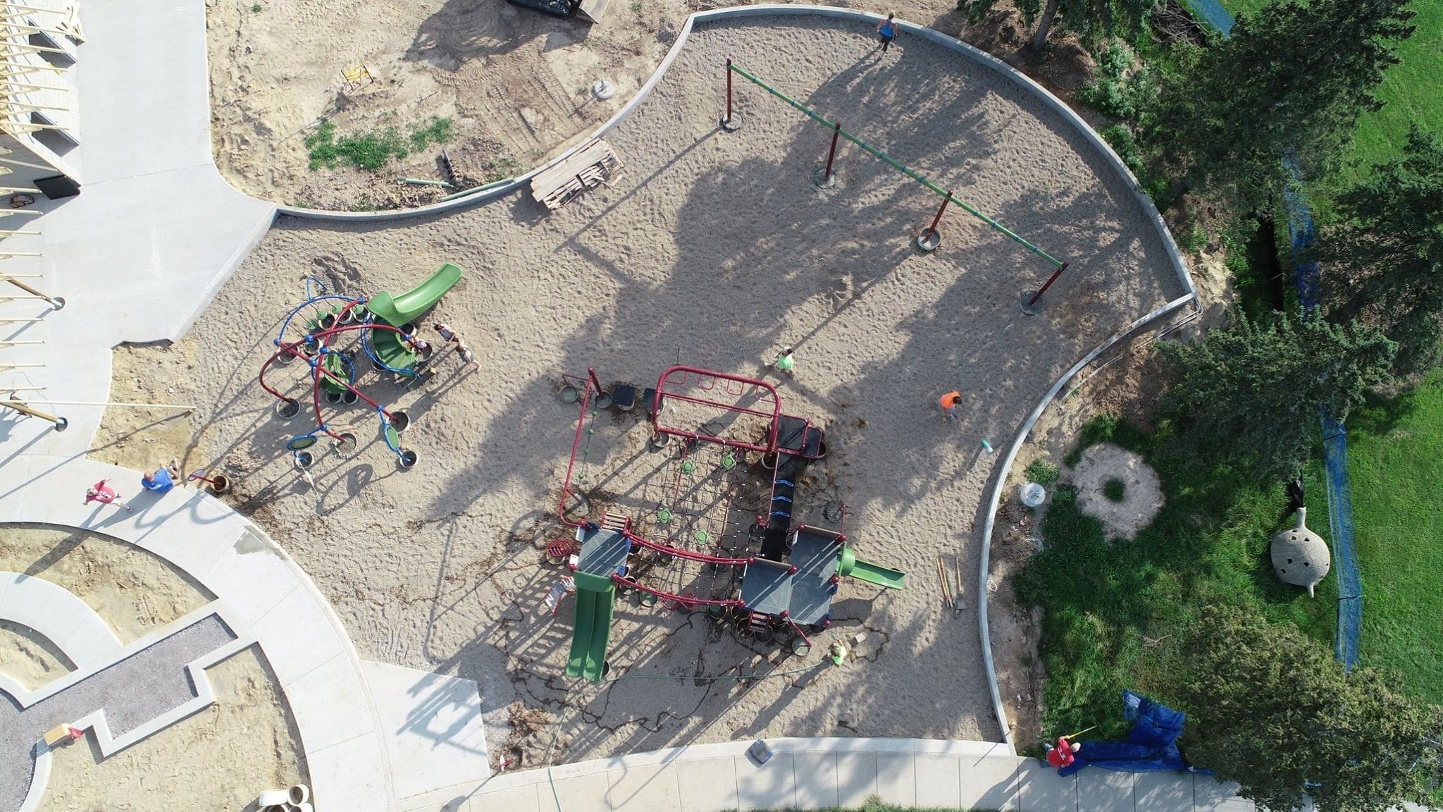 Frankenmuth Playground Construction 3