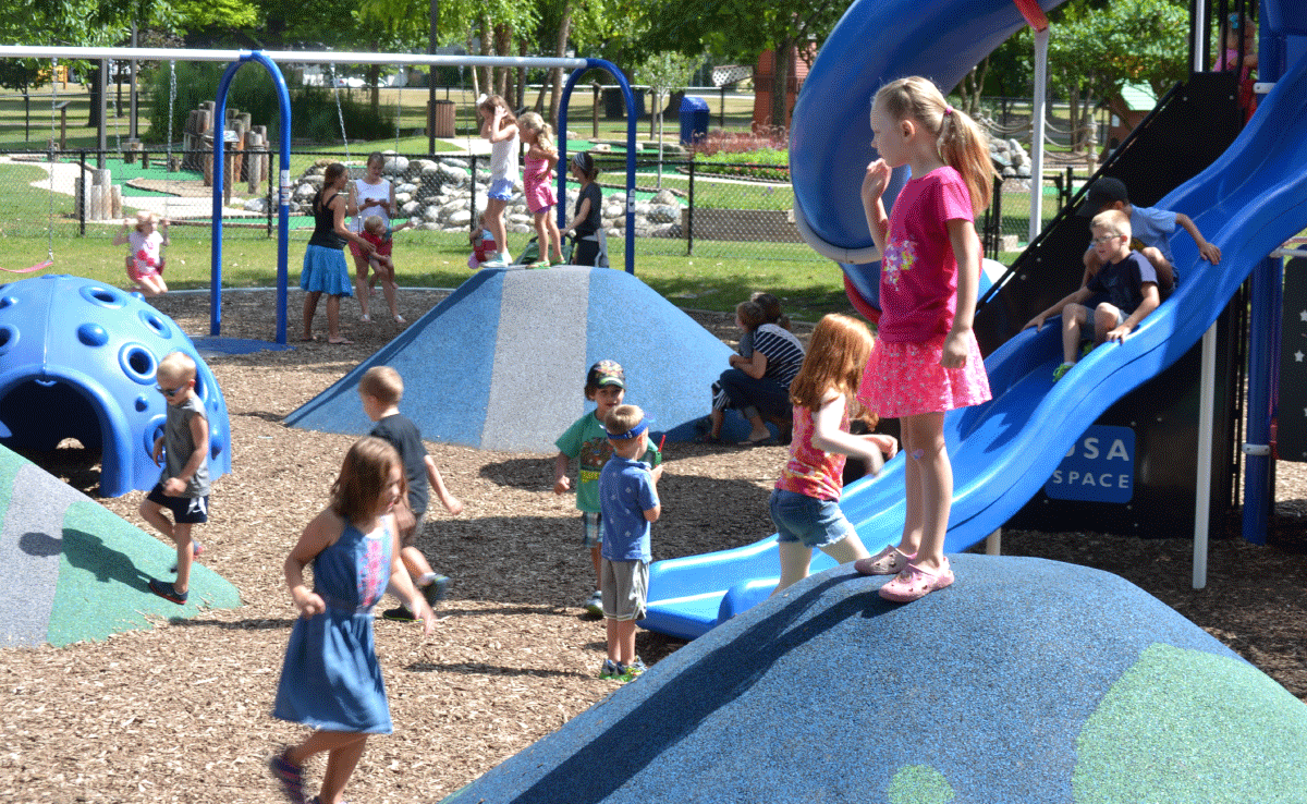 Wheeler Park - Rubber Mounds